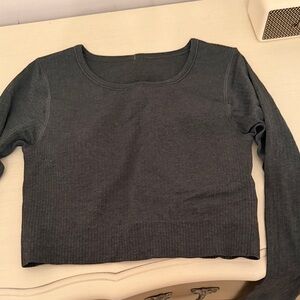 lululemon athletica Gray Long Sleeve Top